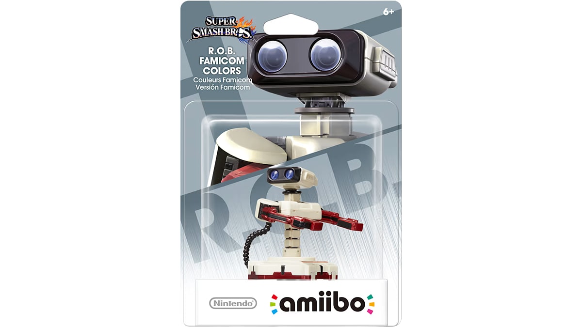 ゲームキャラクター Nintendo R.O.B. Famicom Colors amiibo 102763-amiibo-rob-famicom-